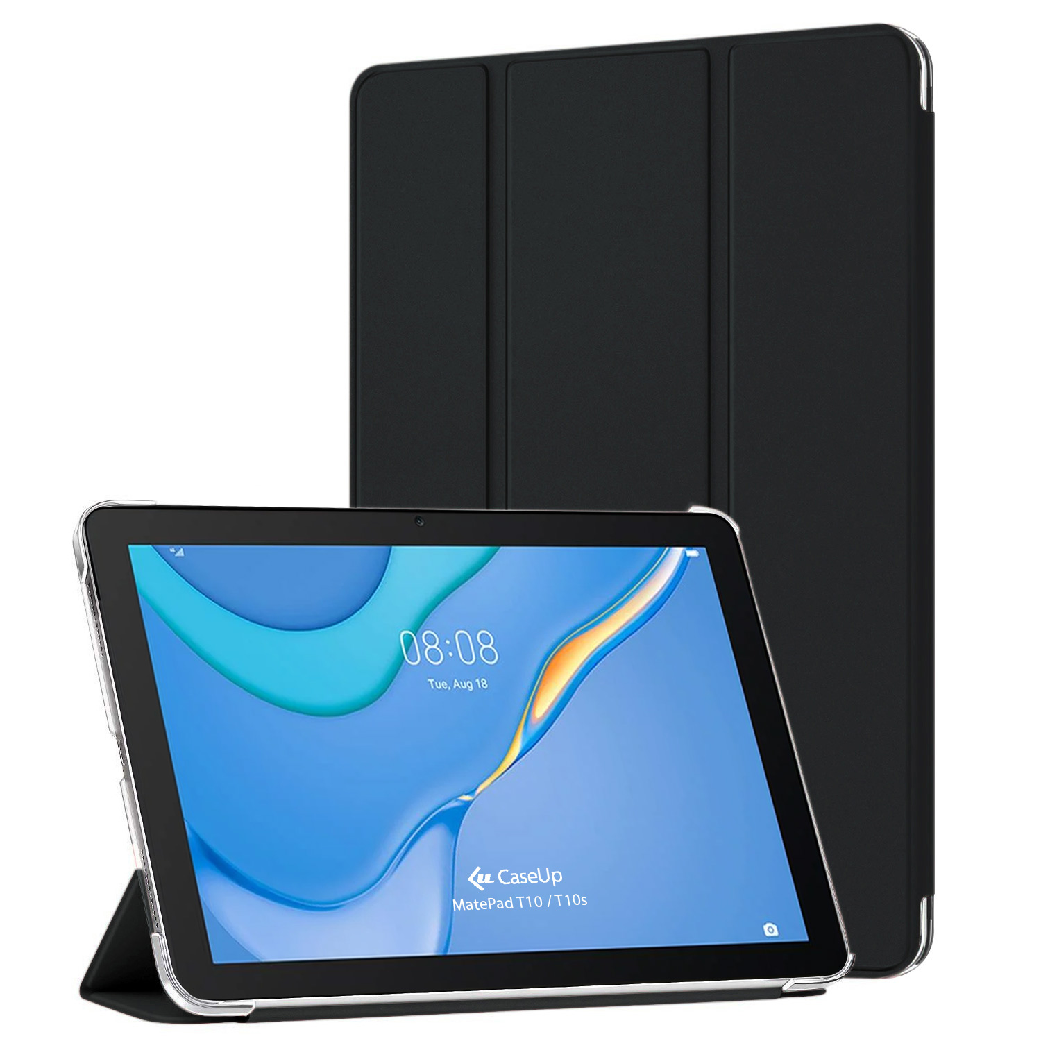 Huawei MatePad T10s Kılıf CaseUp Smart Protection Siyah
